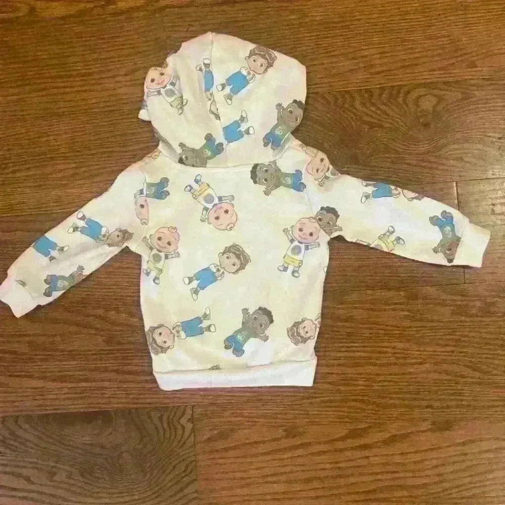 Cocomelon Toddler Boy Fleece Hoodie 12 Months.
